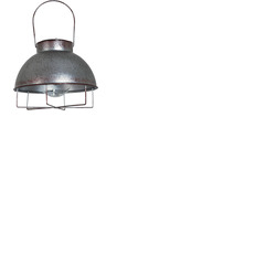Rustic Solar Powered Hanging Lantern with On/Off Switch