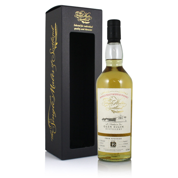 Glen Elgin 2007 12 Year Old Single Malts of Scotland Cask #801513