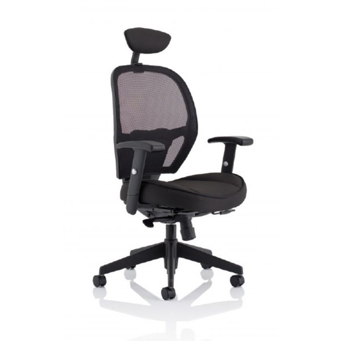 Denver Black Mesh Chair