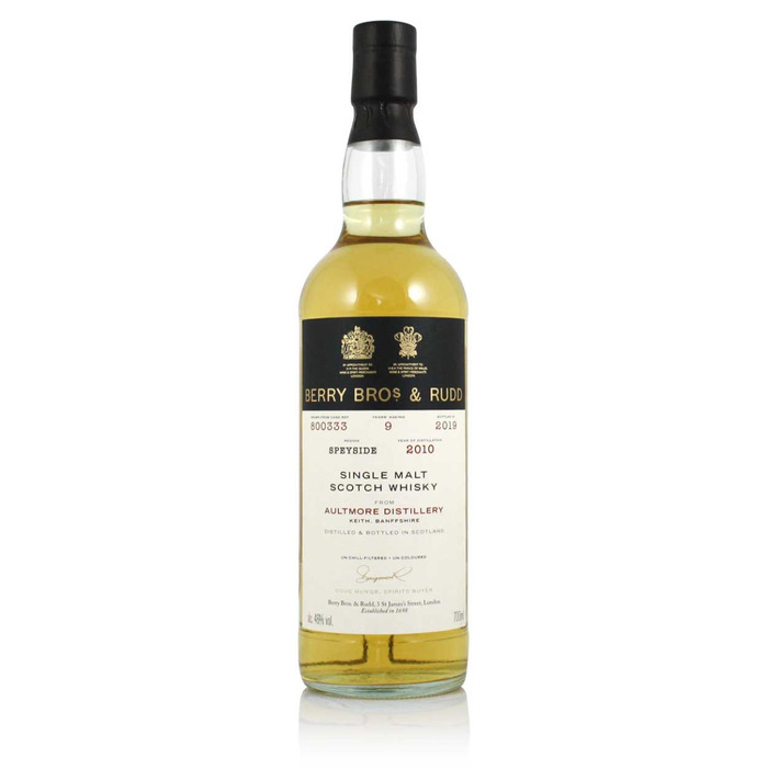 Aultmore 2010 9 Year Old Berry's Cask #800333