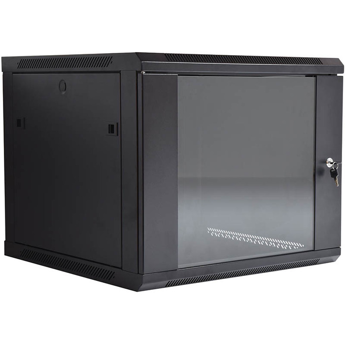 19" Steel Rack Case with Glass Door 600mm - 12U