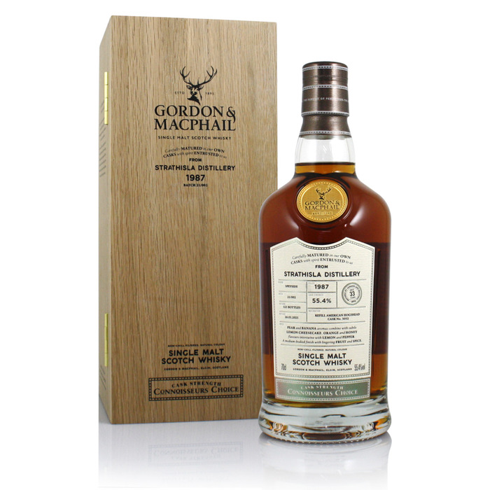 Strathisla 1987 33 Year Old Connoisseurs Choice Cask #3052 55. 4%