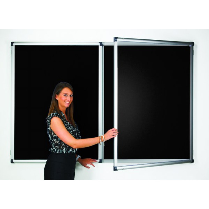 Eco-Sound Blazemaster Metropolitan Frame Tamperproof Noticeboard