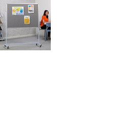Mobile Double Sided Noticeboard