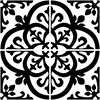 In Home Peel and Stick Backsplash Tiles 4 Piece Avignon Fine Decor NH2956