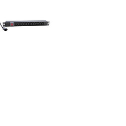 19" PDU with 12 x IEC Socket to IEC Plug