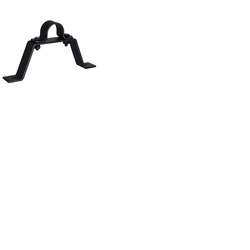 Pipe To Wall Bracket 100mm Black
