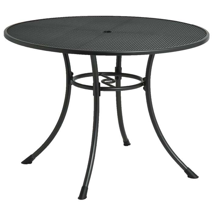 Alexander Rose Portofino Metal Round Garden Table (1. 05m)