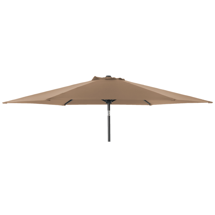 Alexander Rose 3m Aluminium Round Garden Parasol - Taupe