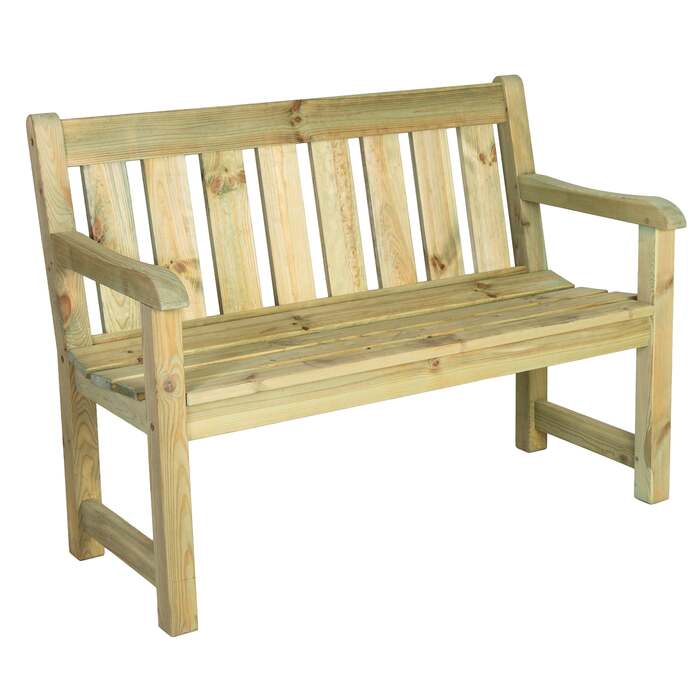 Alexander Rose Pine Malu 4ft (1. 2m) Garden Bench