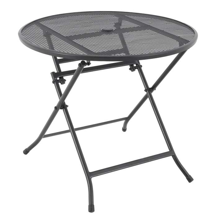 Alexander Rose Portofino Metal Folding Round Garden Table (0. 8m)