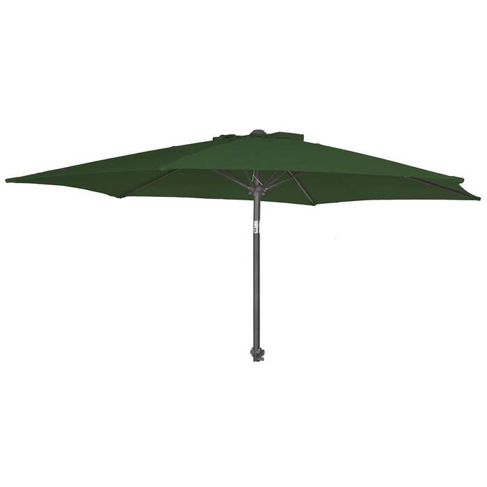 Alexander Rose 2. 7m Round Aluminium Tilting Parasol - Green