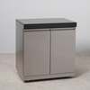 Draco Grills Outdoor Kitchen Stainless Steel Double Door Cabinet with Granite Top