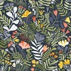 Sommarang Brittsommar Wallpaper Blue Galerie S55010