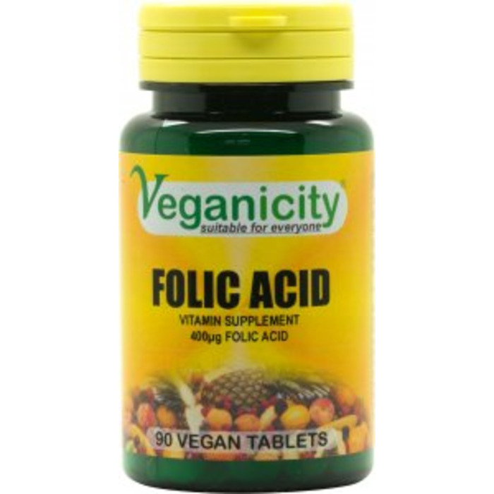 Vegan Folic Acid 400µg Tablets | Vegan Supplement Store | FREE Shipping