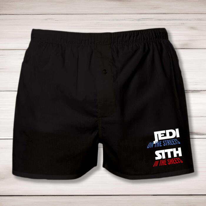 Jedi On the Streets Men's Boxers - Black, Small