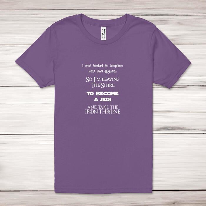 Take The Iron Throne Adult T-Shirt - Royal Purple, Large