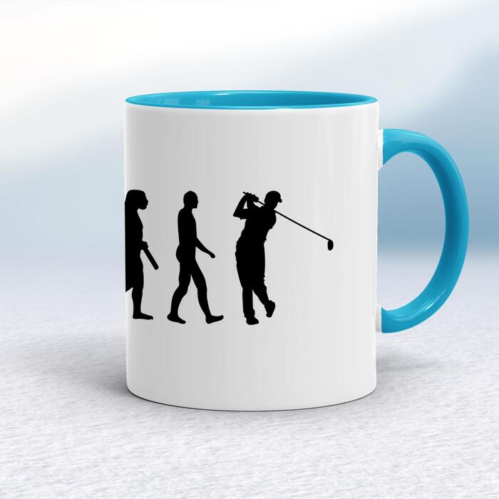Evolution Of A Golfer Mug