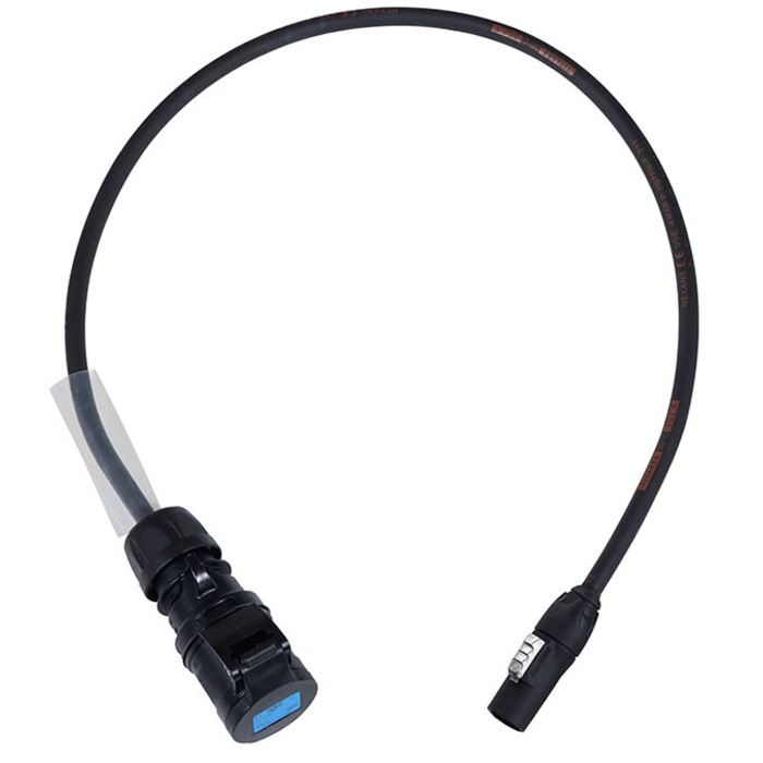 PowerCON TRUE1 to 16A Female with Titanex Rubber Cable 1m