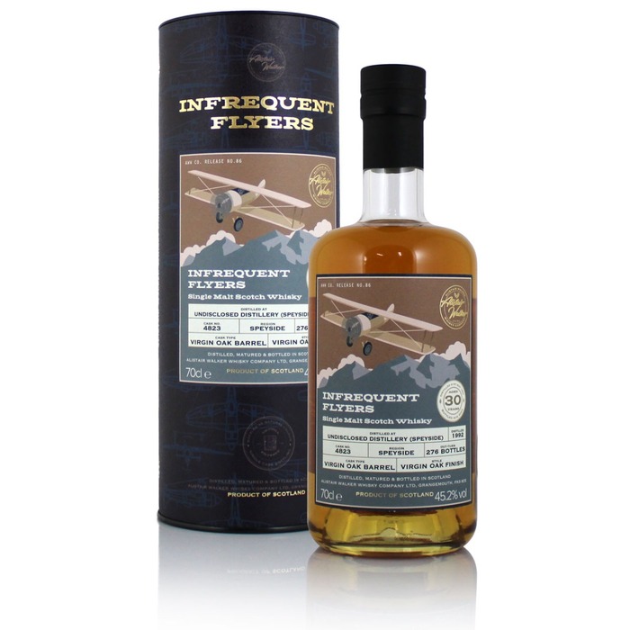 Undisclosed Speyside 1992 30 Year Old Infrequent Flyers Cask #4823