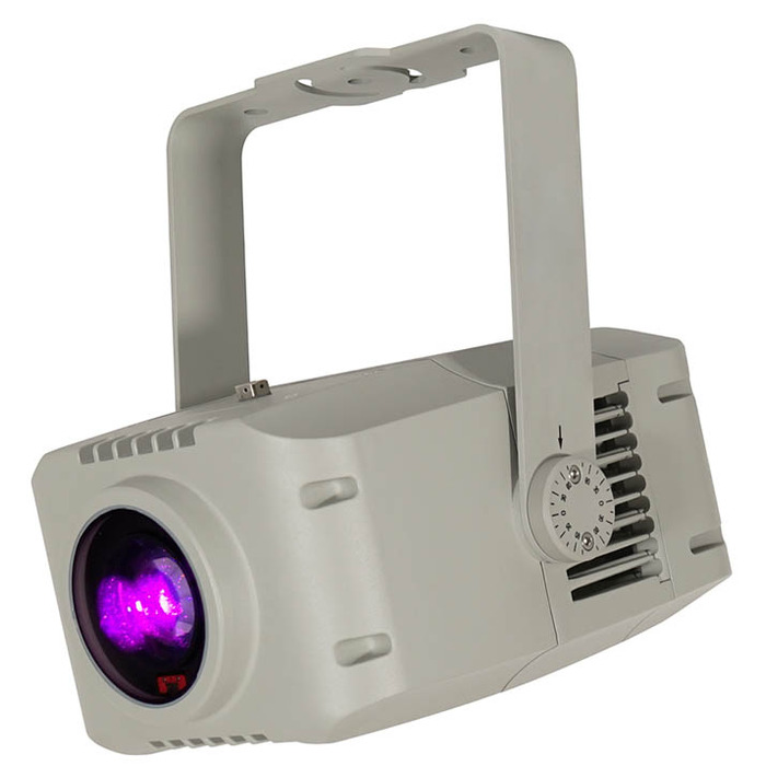 Gobo Projector - IP65 Outdoor Use with High Power 100W LED - White Case
