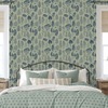 Catskills Woodland Wallpaper British Lichen Green - Mini Moderns MMTLG01BL
