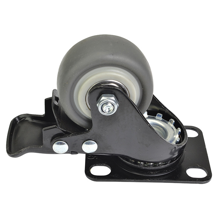50mm 2" Caster With Rubber Wheel & Break