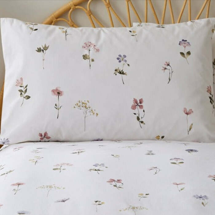 100% Cotton Meadow Floral Extra Large Single Duvet Cover Set