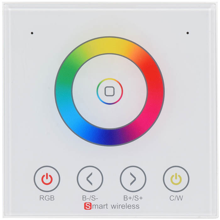 RGBW WiFi Controller with Wall Plate