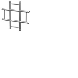 Contestage Ladder Truss 4 Way Flat Cross - Aluminium