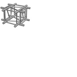 Contestage Quatro290 Truss 4 Way Cross - Aluminium