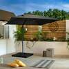 Bracken Outdoors Naples Grey 2. 5m x 2. 5m Square Cantilever Parasol