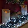 White LED Multi-Function Christmas String Lights
