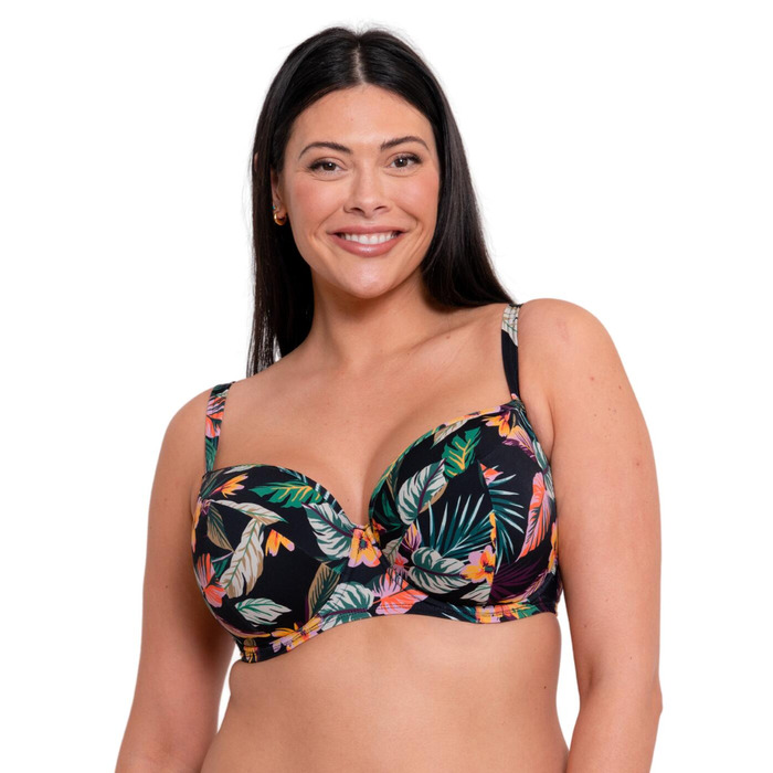 Curvy Kate Cuba Libre Balcony Bikini Top - Print Mix - 30FF