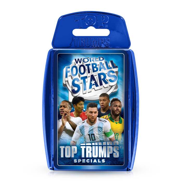 World Football Stars Blue Top Trumps Card Game