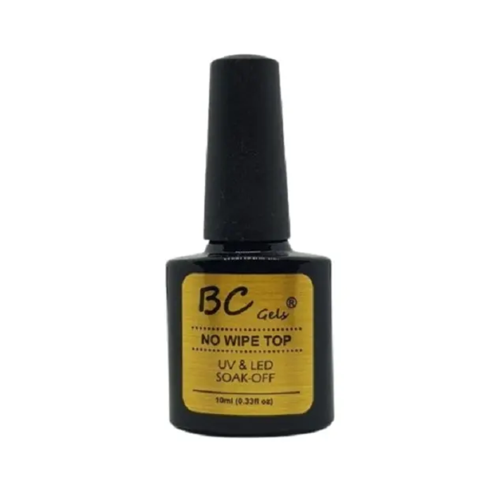 BC Gels Soak Off UV Gel Nail Polish 10ml - No Wipe Top