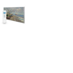 595x995 Fishing Boats on the Beach at Saintes Maries Picture Nexus Wi-Fi Infrared Heating Panel 580W - Electric Wall Panel Heater