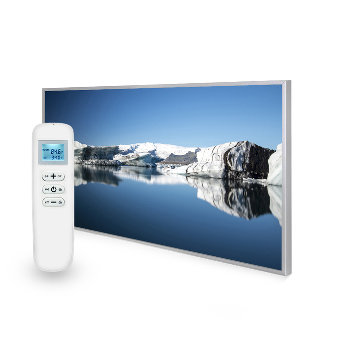 595x995 Ice Caps Picture Nexus Wi-Fi Infrared Heating Panel 580W - Electric Wall Panel Heater