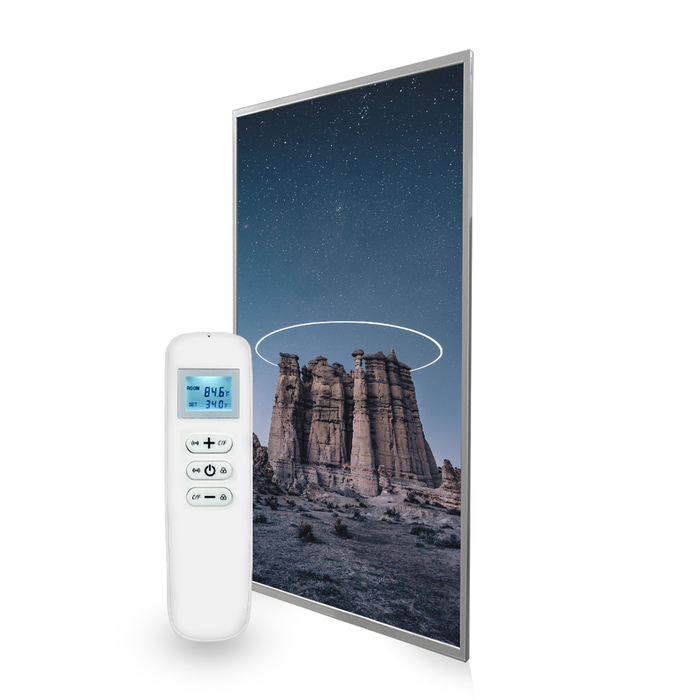 595x995 Starry Halo Picture Nexus Wi-Fi Infrared Heating Panel 580W - Electric Wall Panel Heater