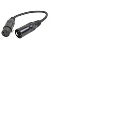 DMX Adaptor Lead 3 Pin XLR Female to 5 Pin XLR Male 20cm