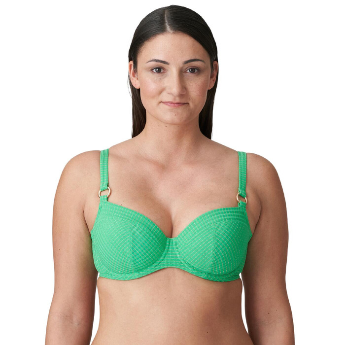 Prima Donna Swim Maringa Full Cup Bikini Top - Lush Green - 36E