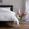 Polycotton White Sateen Stripe