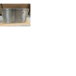 Draco Grills Stainless Steel Build-in Outdoor Kitchen Dual Drawer and Single Door Unit **Ex Display**