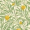 Pomegranate Wallpaper Green / Yellow World of Wallpaper 9612