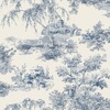 Toile Trees Wallpaper Blue World of Wallpaper A69802