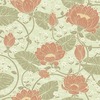Hjarterum Eva Arts and Crafts Inspired Wallpaper Light Green Galerie 83119