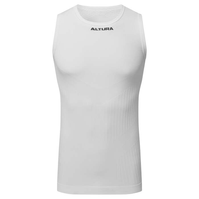 Tempo Seamless Sleeveless Baselayer White | XL/2XL | Altura