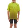 Kids Airstream Short Sleeve Cycling Jersey Lime