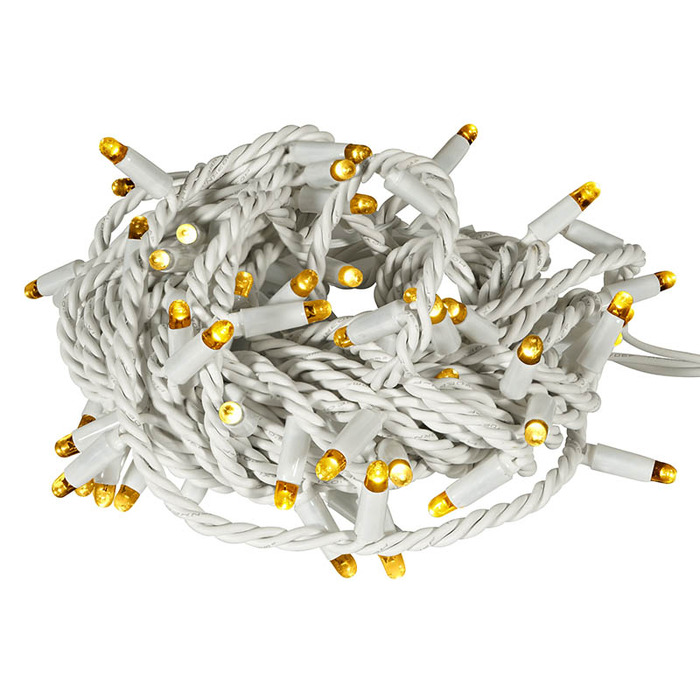 LED String Light Rubber Connectable Design in Warm White - 20m