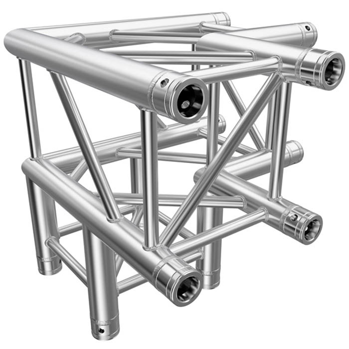Global Truss F34 PL 3 Way Corner Quad Trussing 50mm
